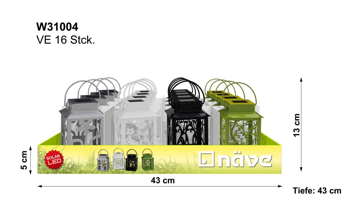 Display Außenleuchte Laterne - nur im 16er Display erhältlich