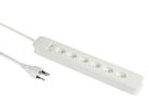 PRINCIPIO 6xH - 6x T13 horizontal, 5.0m Kabellänge, Schalter, weiss