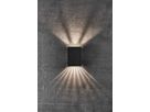 Fold 10, Wandleuchte, Schwarz - LED Modul, 2X3,5W LED, IP54