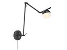Contina, Wandleuchte/Deckenleuchte, Schwarz - G9, max. 5W, IP20