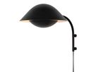 Freya , Wandleuchte, Schwarz - E14, IP20, max.40W