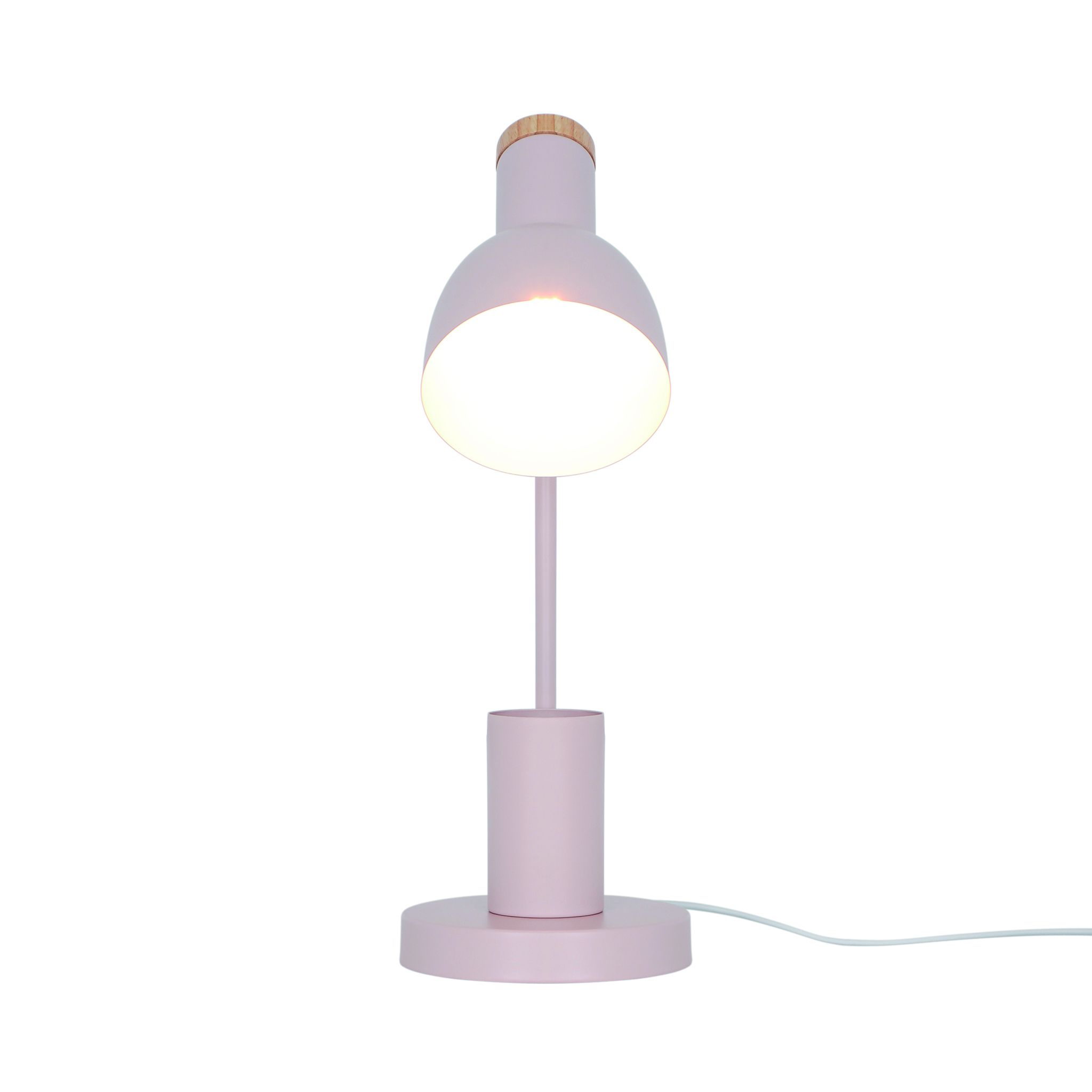 Tischleuchte Devone Dusty Rose - 15W, E27, IP20