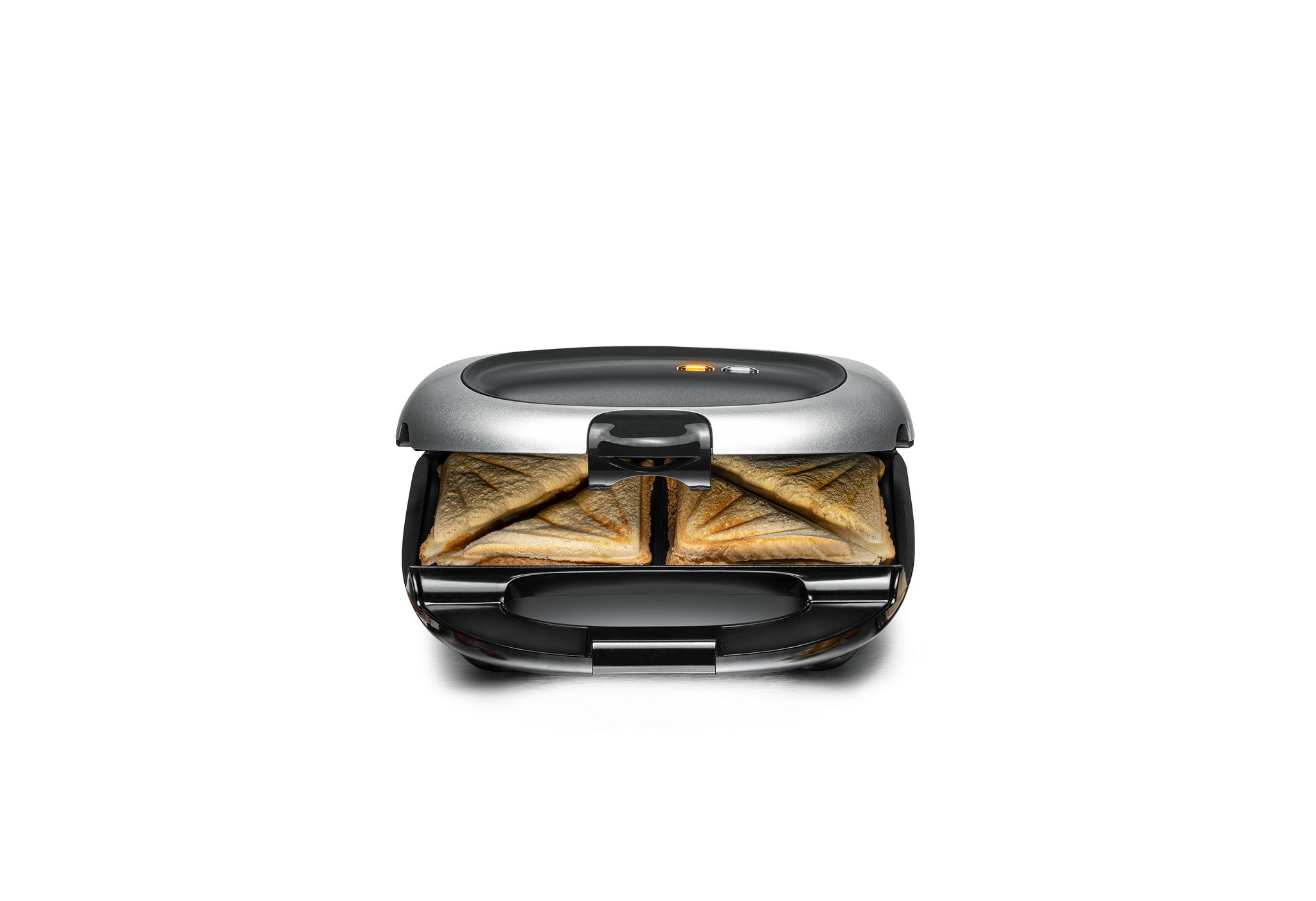 Sandwich Maker ST 1000 - 950W, 230V, Schwarz/Silber