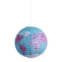 Papierleuchte Ballon Weltkugel - ohne Fassung, IP20