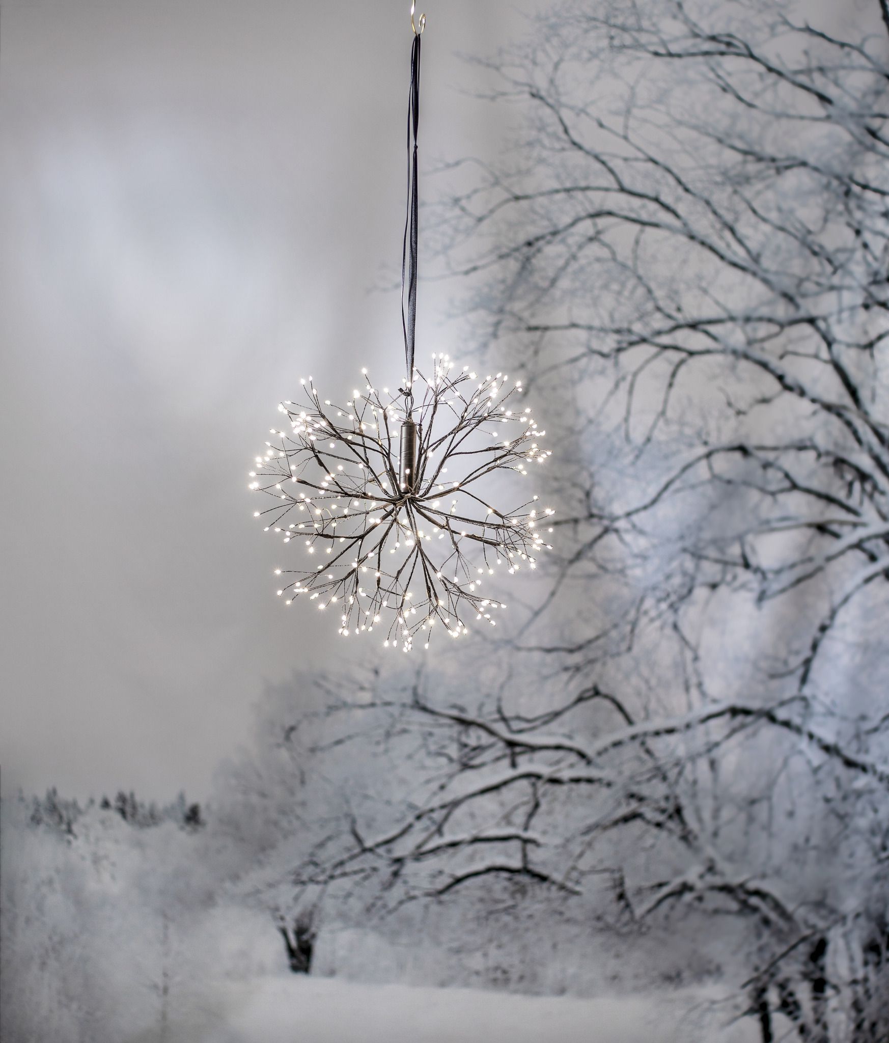 Hängende Decoration Stardust - IP20, Warmweiss,Schwarz