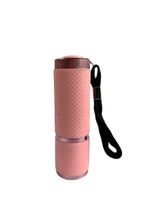 PINOO LED Taschenlampe, pink, 95x27mm, 9 LED's, exkl. 3xAAA Batterien