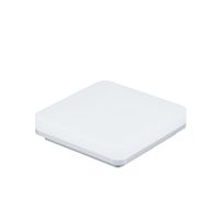 Luce per montaggio a superficie a LED Slice Square 15W - 10/15W, 1000/1500lm, 3000/4000K, IP54, CRI >80, 110°, silber, nicht dimmbar, L=210mm, B=210mm,H=50mm