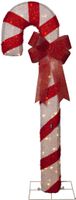 Outdoor Decoration CandyCane - IP44, Warmweiss, Weiss