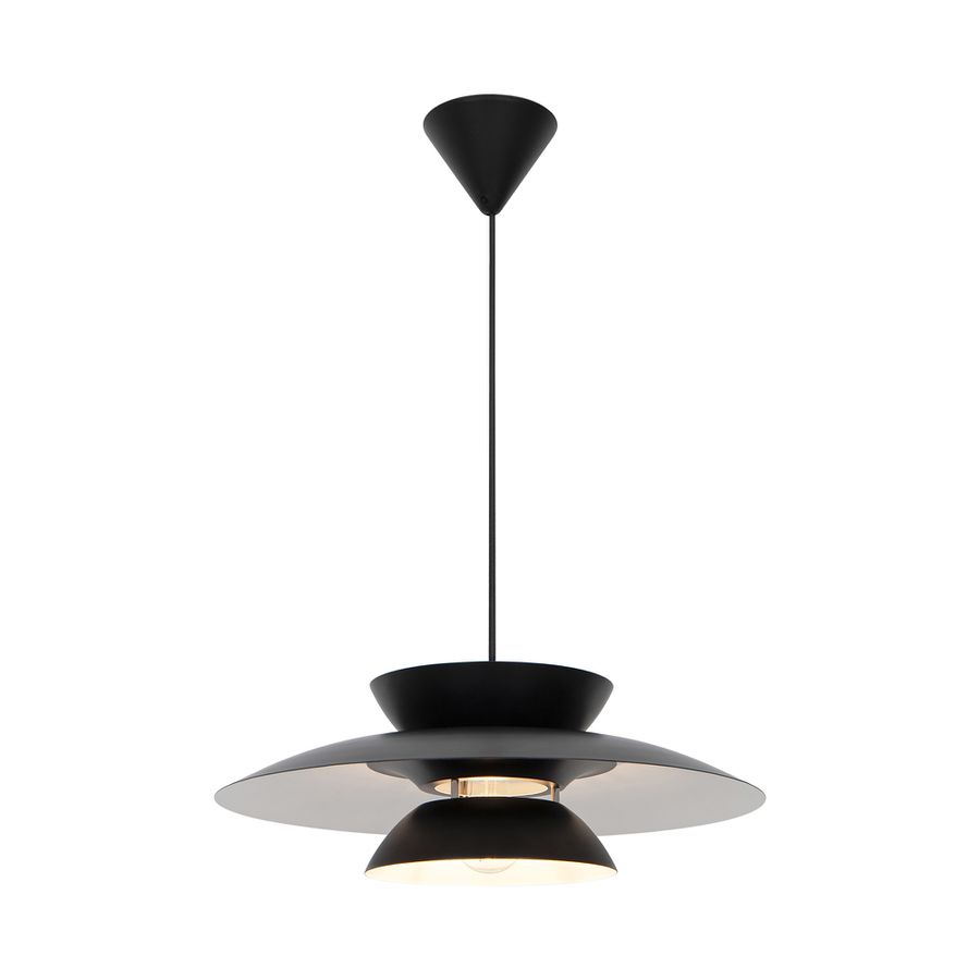 Carmen, Pendelleuchte, Schwarz - E27, IP20, max.40W