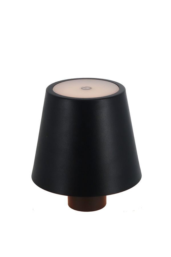 Akku Tischleuchte Wine Bottle USB-C GINI Schwarz - IP54, RGBW, 250lm