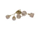 LED Deckenleuchte Josefa (5er Spot) - E14, 5x4W, 5x475lm, 3000K, IP20, gold, nicht dim., inkl. Leuchtmi., L=610mm, B=360mm, H=210mm