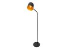 Stehleuchte  METAVION  H: 140cm schwarz/gold - IP20, E27, Schwarz-Gold
