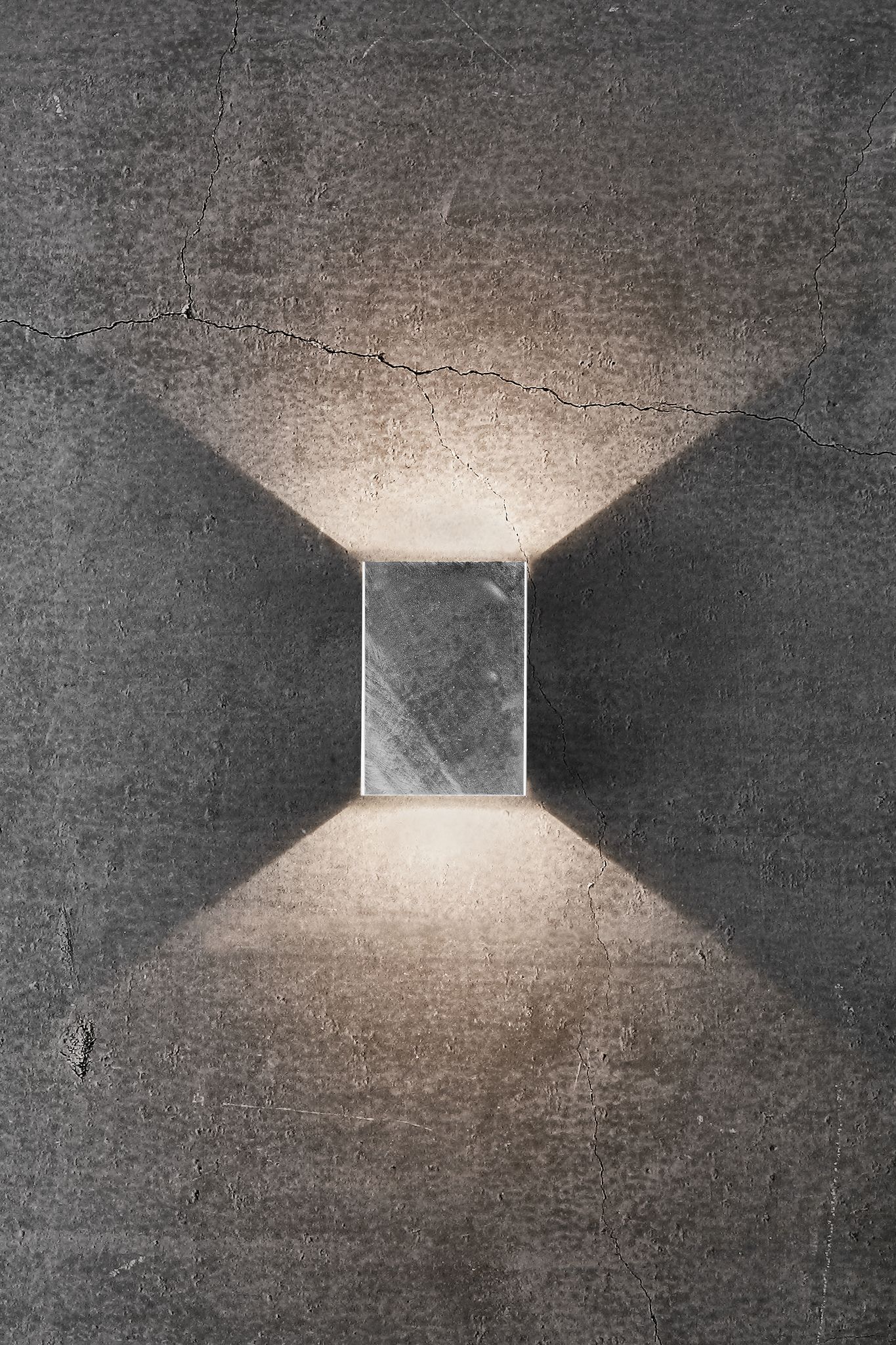 Fold 10, Wandleuchte, Nickel verzinkt - LED Modul, 7,4W LED, IP54