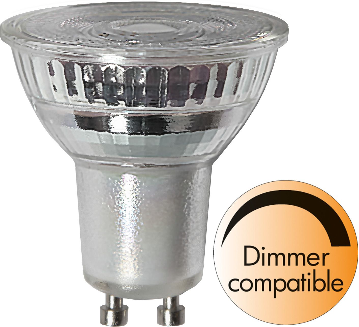 LED Leuchtmittel GU10 MR16 Spotlight Glass - GU10, 640Lm, 2700K, 7W, 220-240VAC