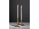 Candela di cena a LED 2-Set M-Twinkele - Indoor, Weiss, 30cm Höhe, Timerfunktion