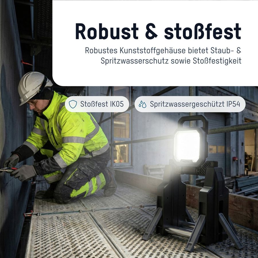 Arbeitsleuchte Teleskop WL3000R - 60W, 3000lm, IP54