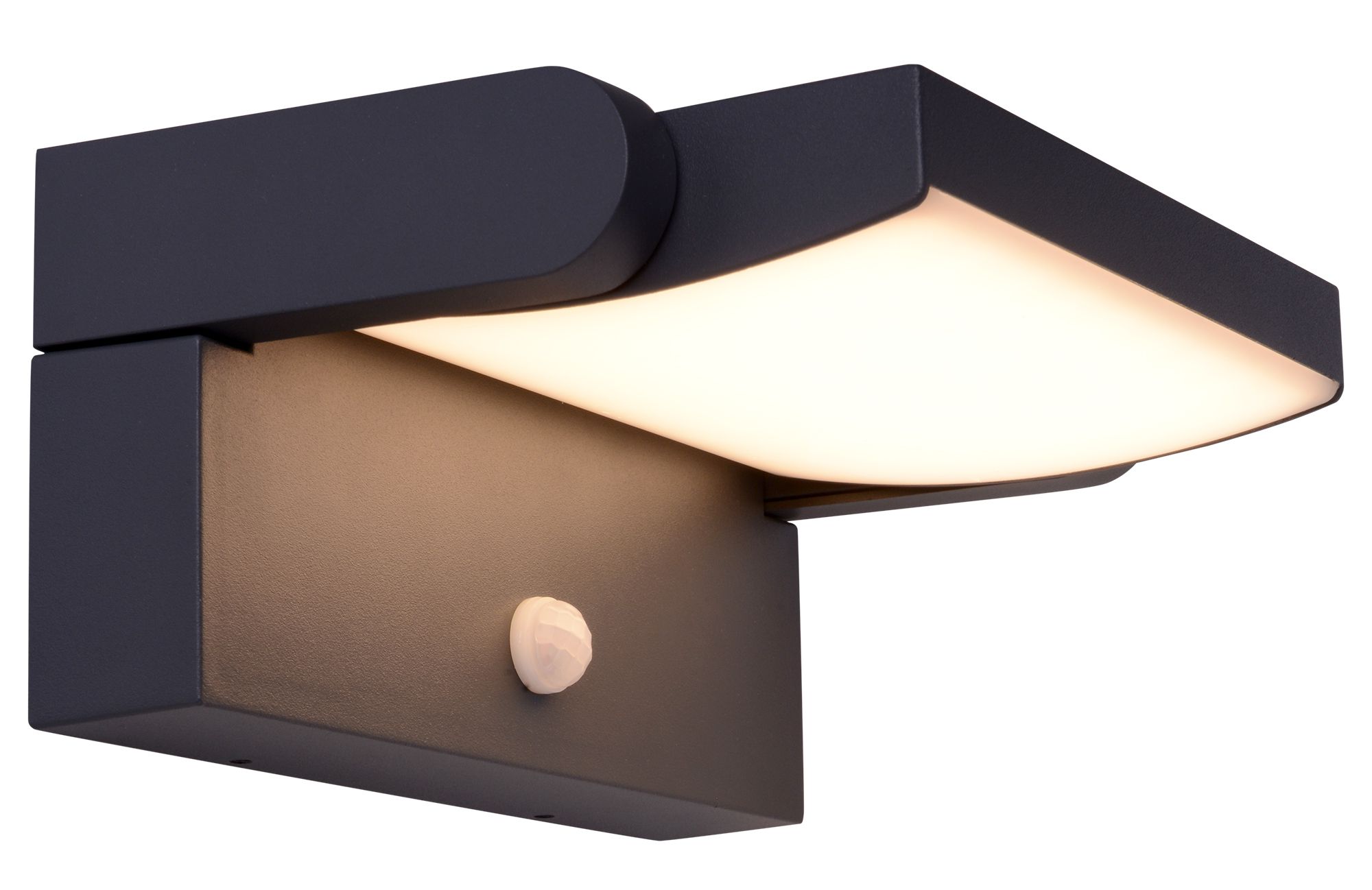 LED Aussenwandleuchte Motus incl. Sensor - IP54, warmweiss, 12.5W