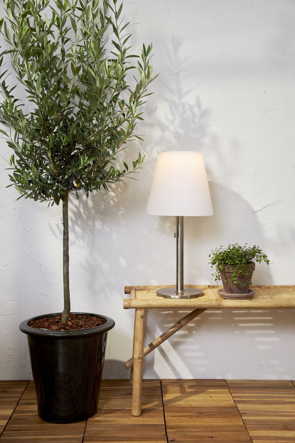 Solar Decoration Solia Table 60 cm - IP44, Warmweiss, Dämmerungssensor