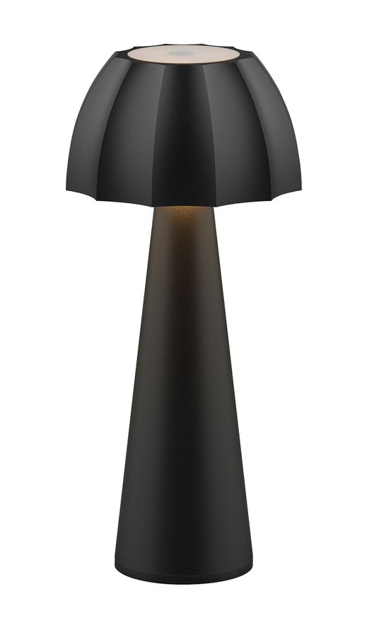 Akku Tischleuchte USB-C SULIS Schwarz - IP54, Warmweiss, 220lm