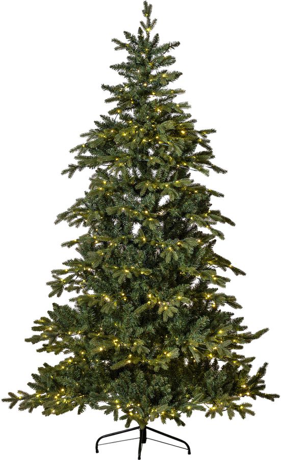 Künstlicher Weihnachtsbaum LED Larvik 700 - Grün, 700 LED's, 210.00cm Höhe