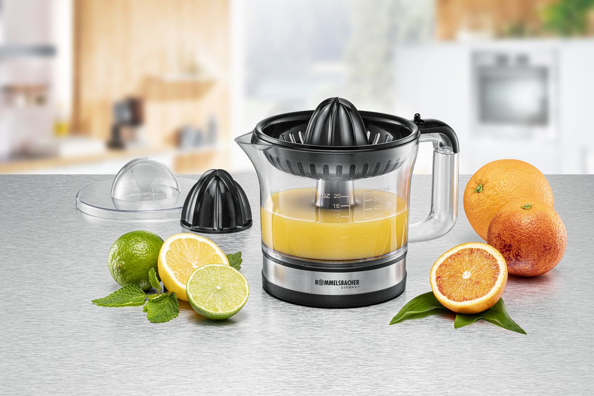 ZITRUSPRESSE ZP 50 - Zitruspresse, Edelstahl/schwarz, 30W