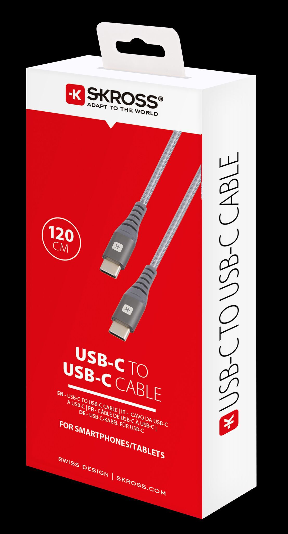 Charge'n Sync Typ-C - Charge‘n Sync Kabel, USB-C nach USB-C 2.0, 1.2m