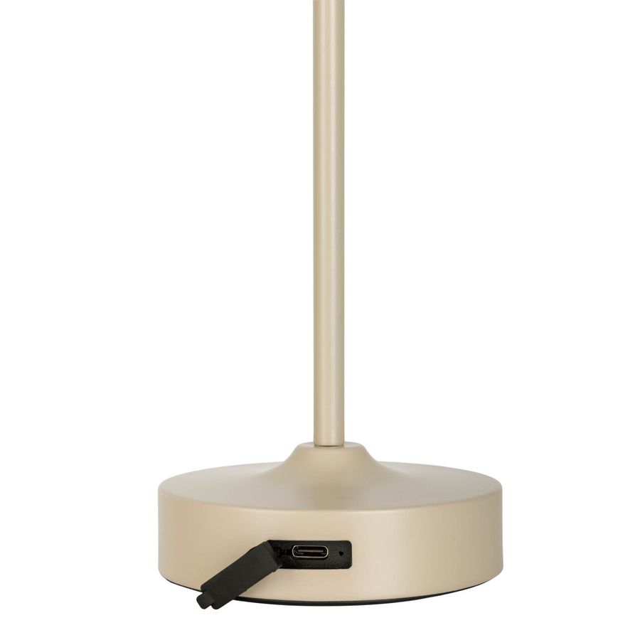LED Akku- Tischleuchte PINA beige - LED-Modul, 6W, IP20