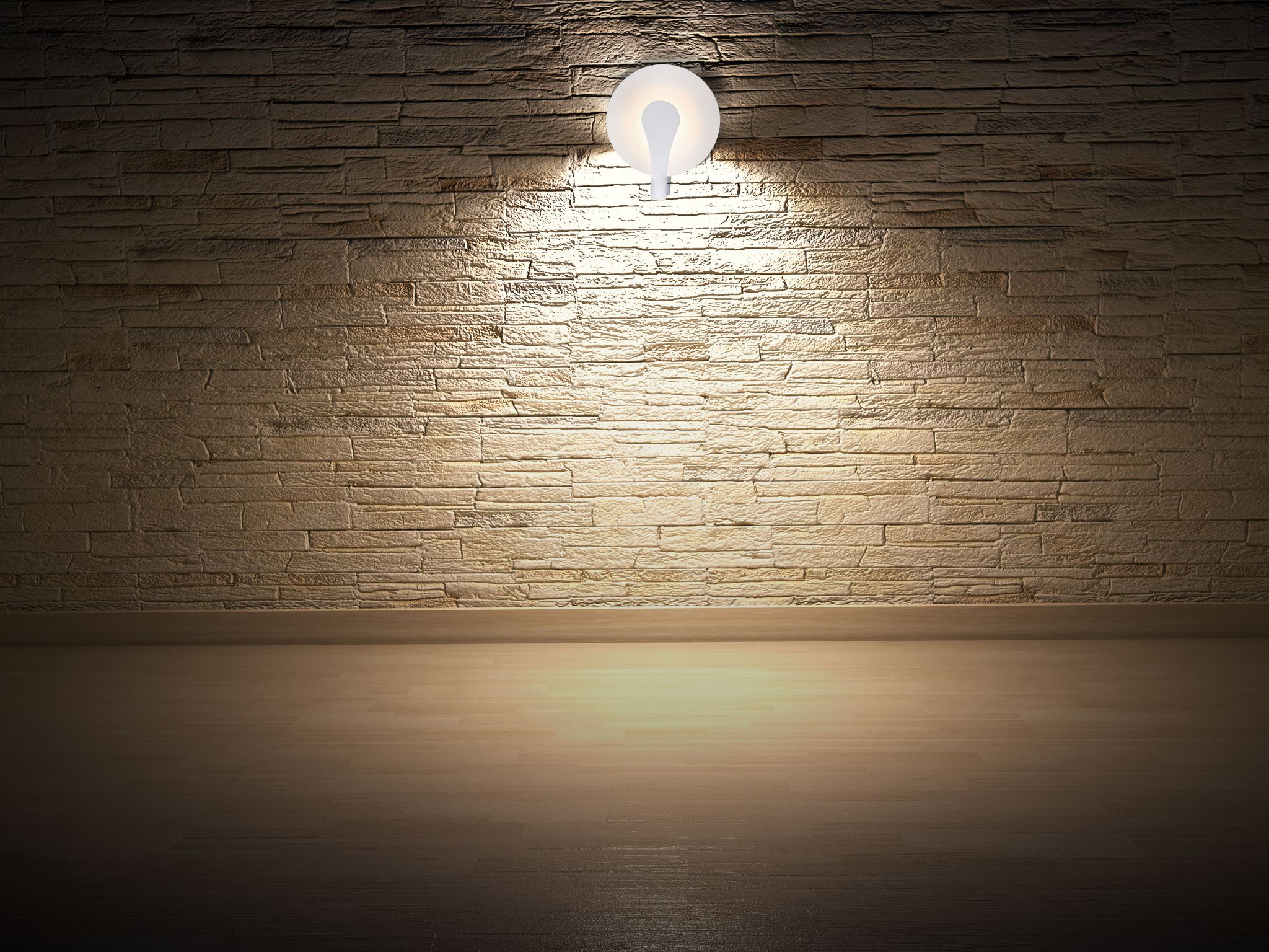 LED-Wandleuchte Stan - LED fest verbaut, 3000K, warmweiss