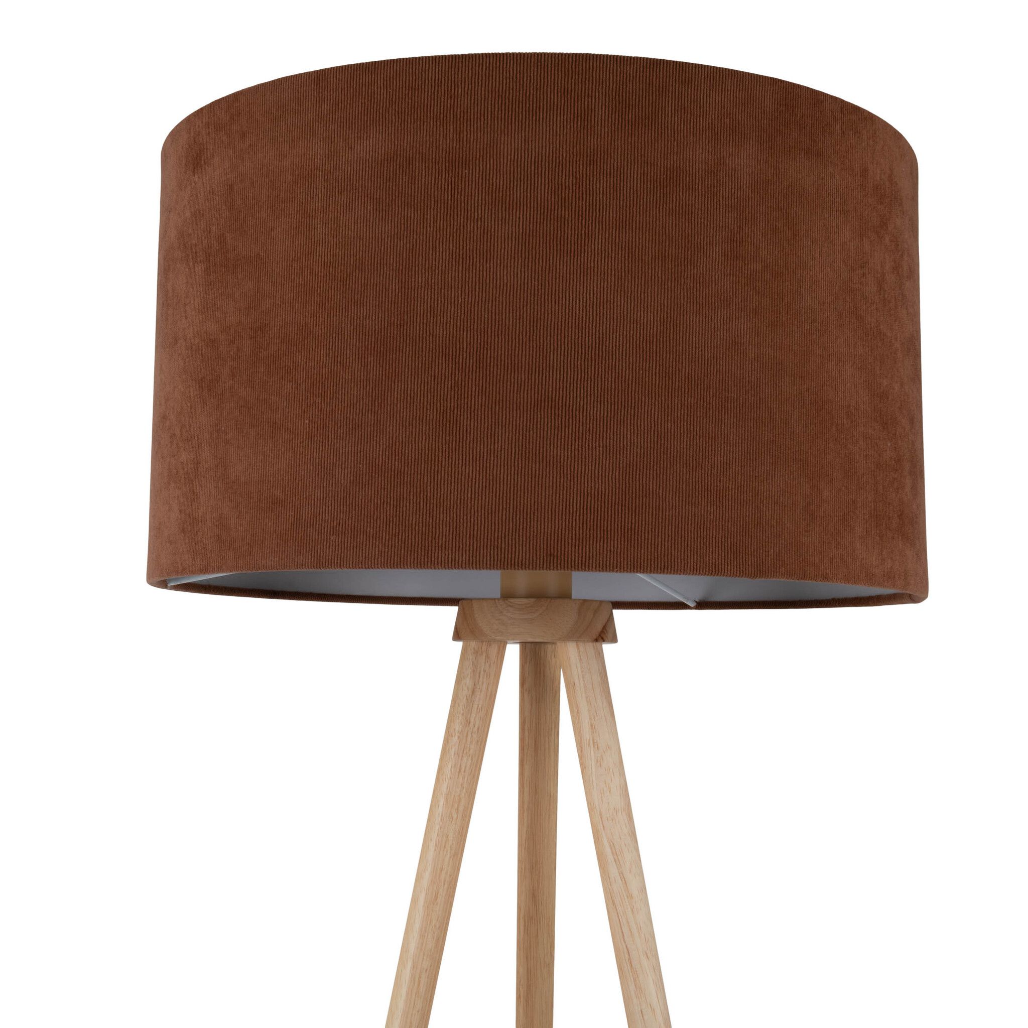 Stehleuchte  ARDITA  H: 152cm mocha mousse - IP20, E27, Braun