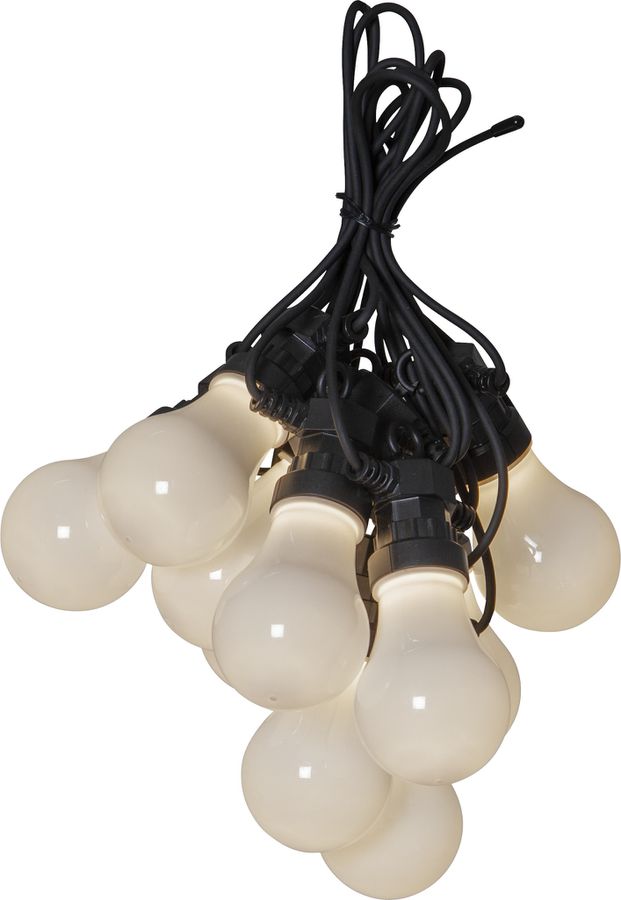 Lichterkette Circus - IP44, Warmweiss, 10 LED's, 405cm