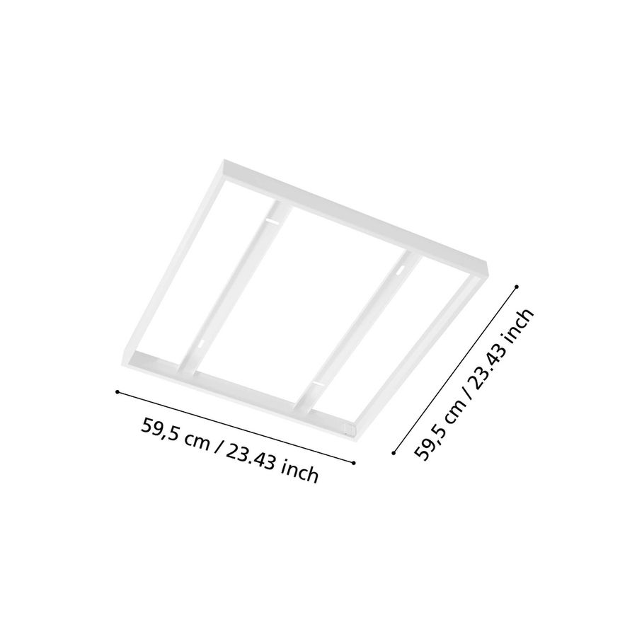 Aufbaurahmen zu SALOBRENA PRO IP54 60.3x60.3cm - 60.3x60.3cm