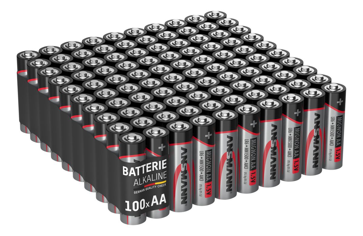 Alkaline Batterie Mignon AA - LR6 100er Box