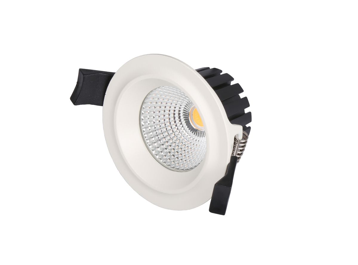 LED Einbauspot DL63 - 8W, 510lm, 2700K, IP54, CRI80, 36°, weiss, dimmbar