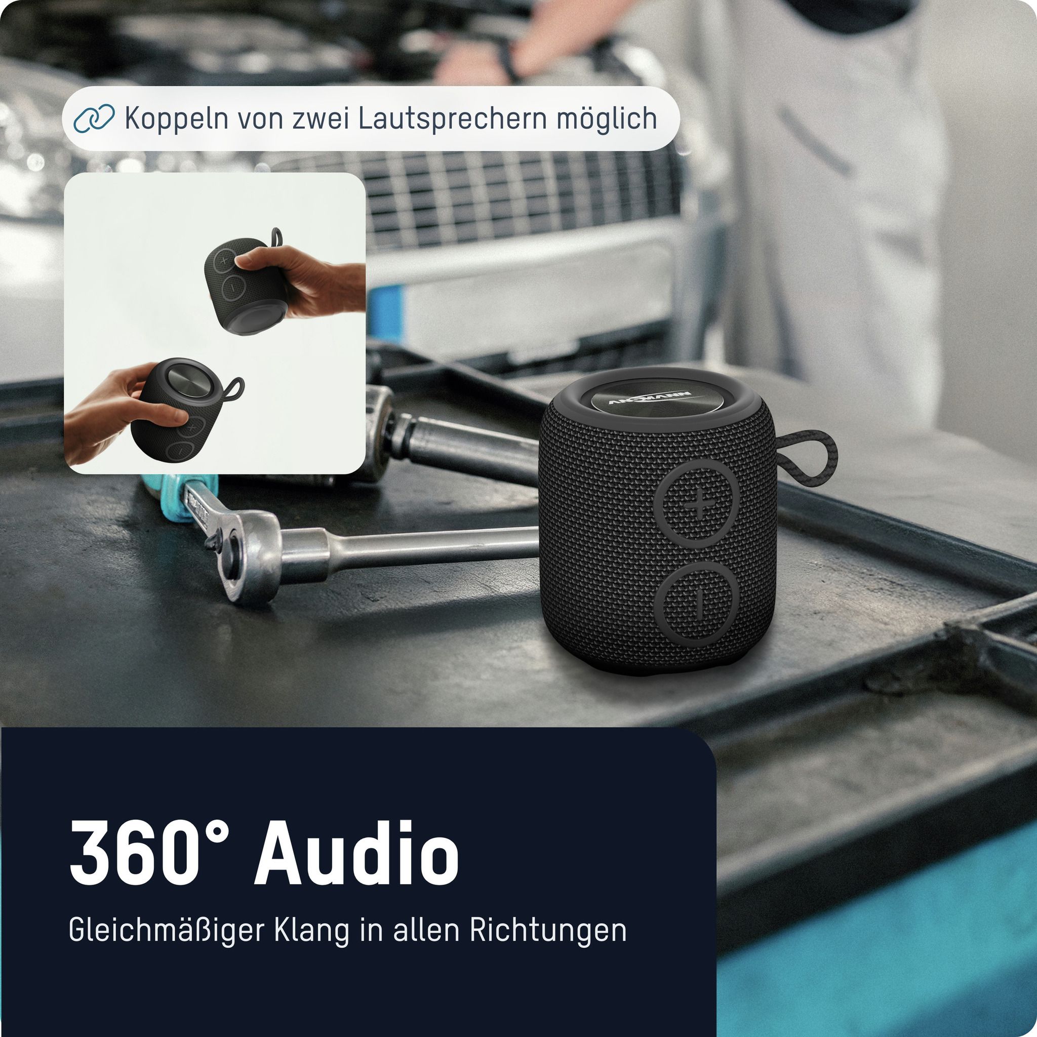 BTS-Mini Lautsprecher - Wiedergabezeit max. 4 Stunden