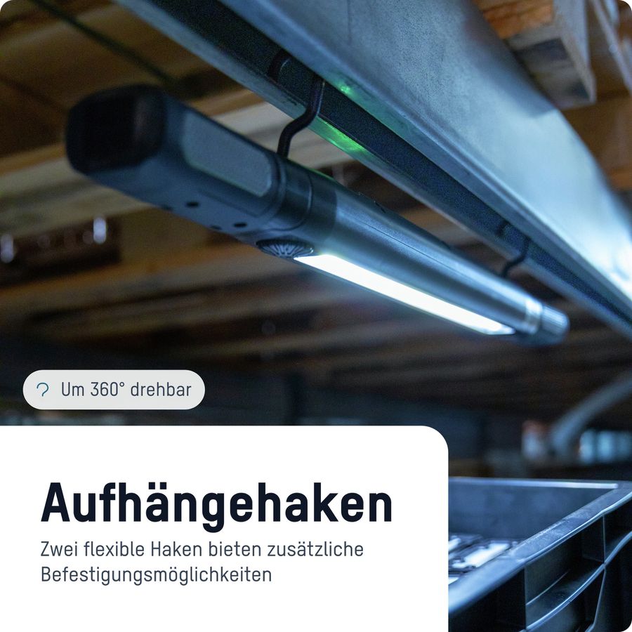 Arbeitsleuchte ML3000RD - 3000lm, IP44, Schwarzblau