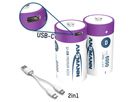NiMH pile rechargeable Micro AAA 550mAh, 2er blister - 2er Kartonage