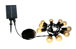 Solar-USB-C Lichterkette G40 - Warmweiss, IP44