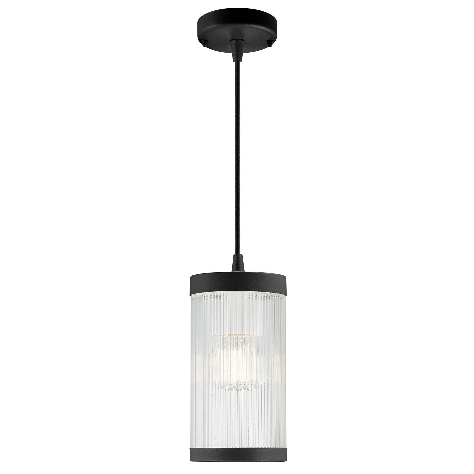 Coupar, Pendelleuchte, Schwarz - E27, IP54, max.25W