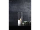 LED Pillar Kerze M-Twinkle - Indoor, Transparent, 12.5cm Höhe, Timerfunktion