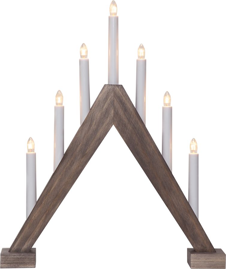 Kerzenleuchter Trill - IP20, Eiche, Warmweiss