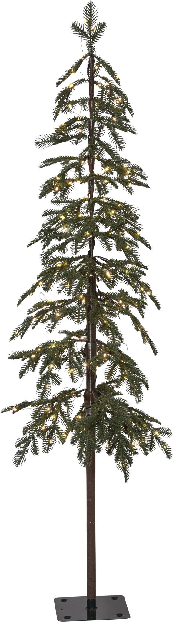 Künstlicher Weihnachtsbaum LED Grantorp - Grün, 240 LED's, 150.00cm Höhe