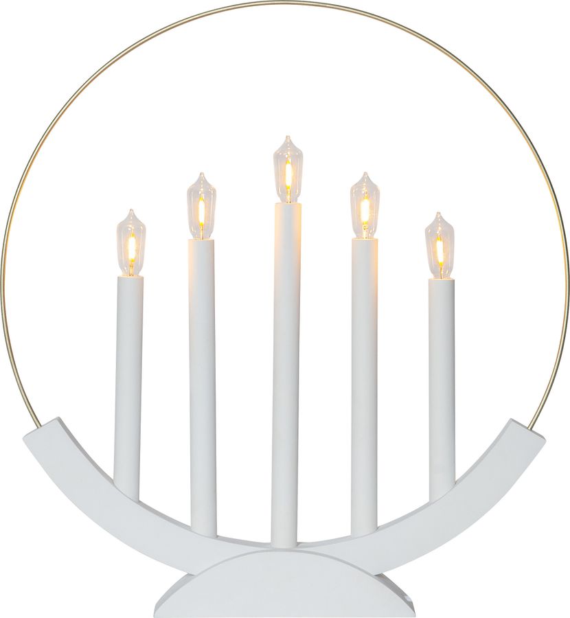 Kerzenleuchte Brace - weiss, indoor, IP20
