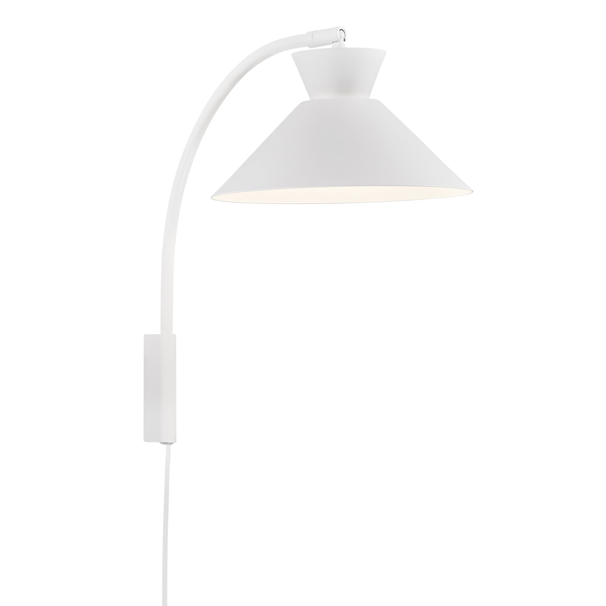Dial , Wandleuchte, Weiss - E27, IP20, max.40W