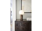 Lilly, Tischleuchte , Marble Braun - E14, IP20, max.25W