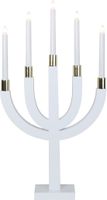 Kerzenleuchter Elias - IP20, Weiss, Warmweiss