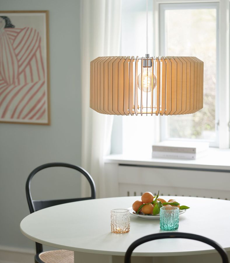 Asti 50, Pendelleuchte, Holz - E27, IP20, max.40W