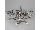 LED crispy white, Lichterkette, 40 LEDs - Schwarz, 3000K, 280cm