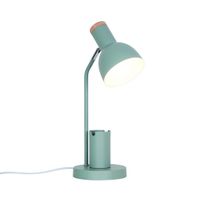 Tischleuchte Devone Dusty Grün - 15W, E27, IP20