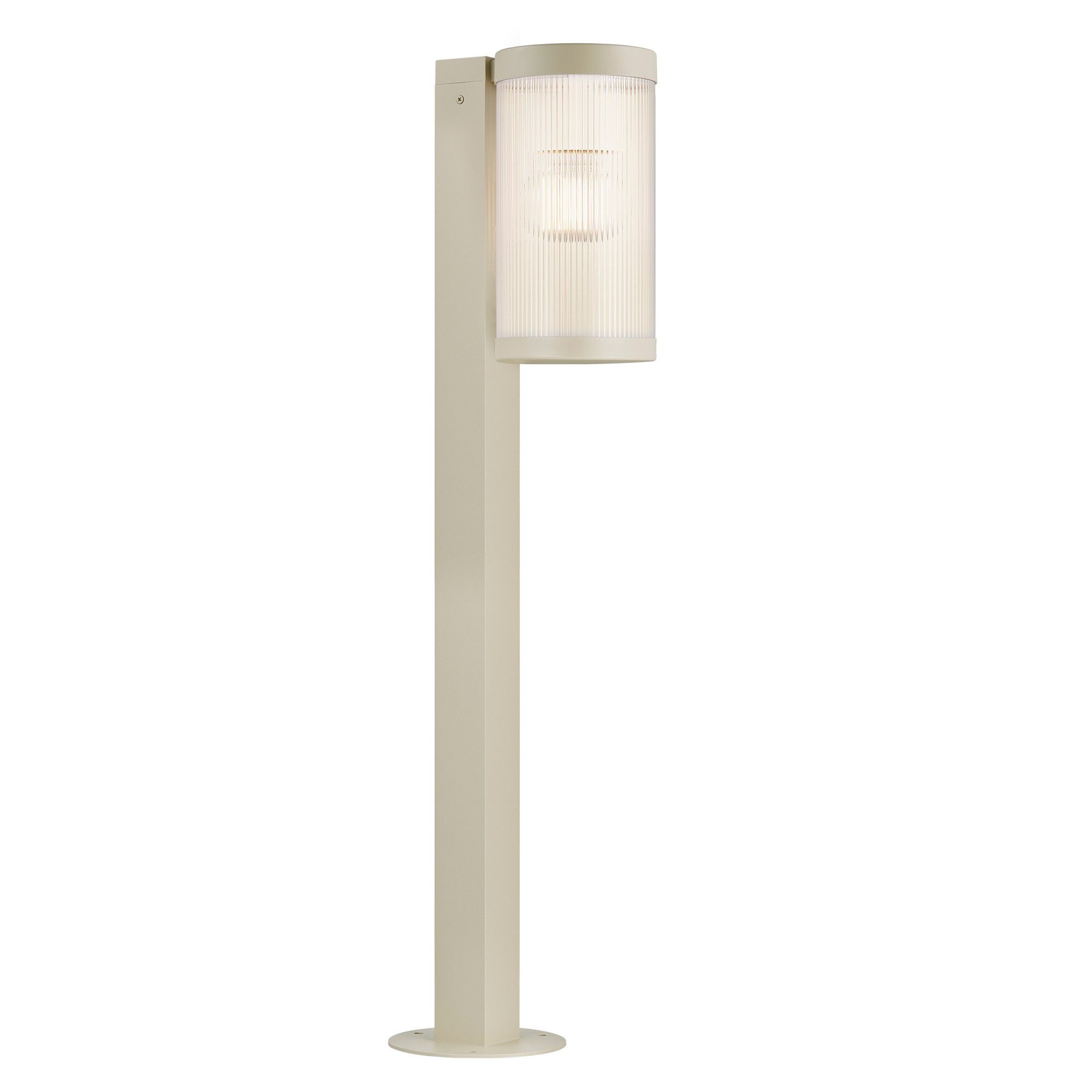 Wegleuchte COUPAR - 1xE27 (exklusiv), max.25W, IP54, sand, dimmbar (optional Leuchtmittel), D=145mm, H=800mm