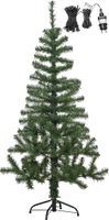 Weihnachtsbaum mit LED Alvik - IP44, Golden Warmweiss, Grün